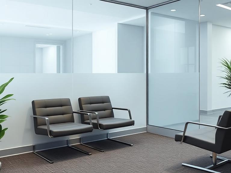 Professional services reception and waiting area