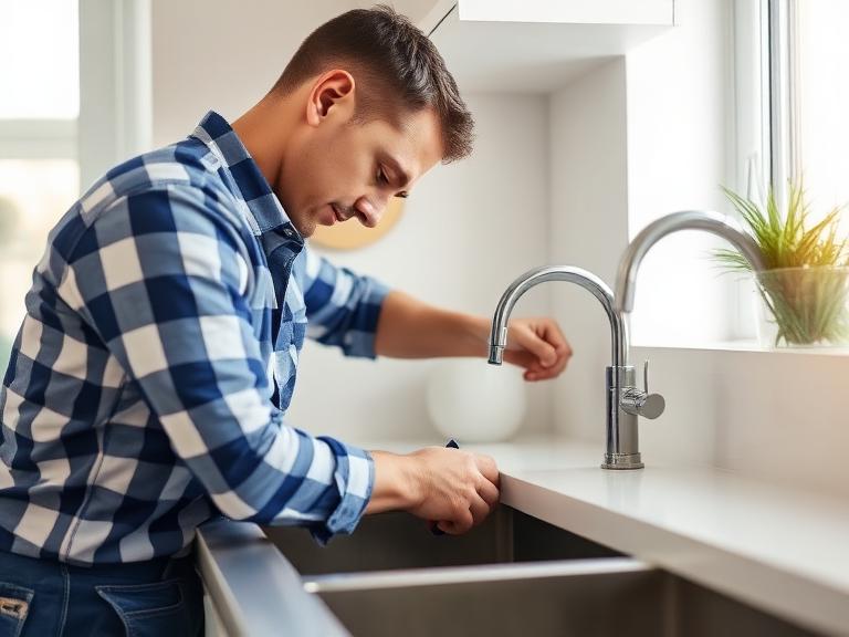 Kitchen sink pipe repair